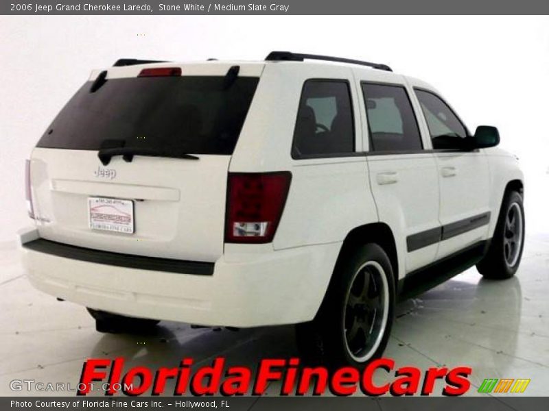 Stone White / Medium Slate Gray 2006 Jeep Grand Cherokee Laredo