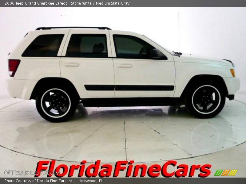 Stone White / Medium Slate Gray 2006 Jeep Grand Cherokee Laredo