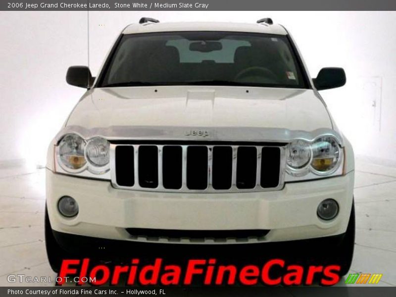Stone White / Medium Slate Gray 2006 Jeep Grand Cherokee Laredo