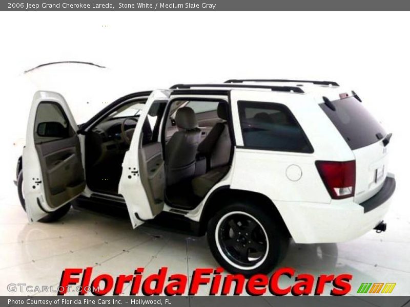 Stone White / Medium Slate Gray 2006 Jeep Grand Cherokee Laredo