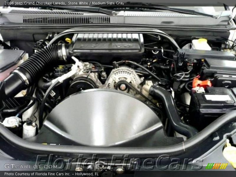 Stone White / Medium Slate Gray 2006 Jeep Grand Cherokee Laredo