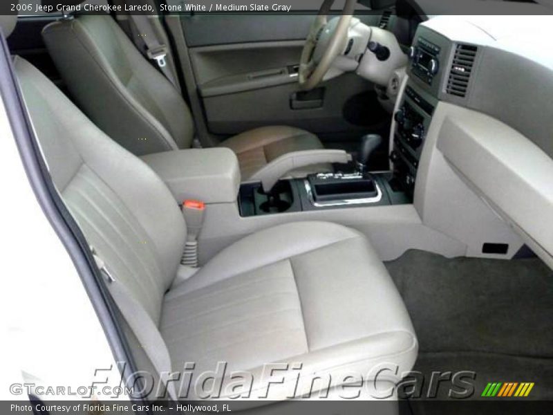 Stone White / Medium Slate Gray 2006 Jeep Grand Cherokee Laredo