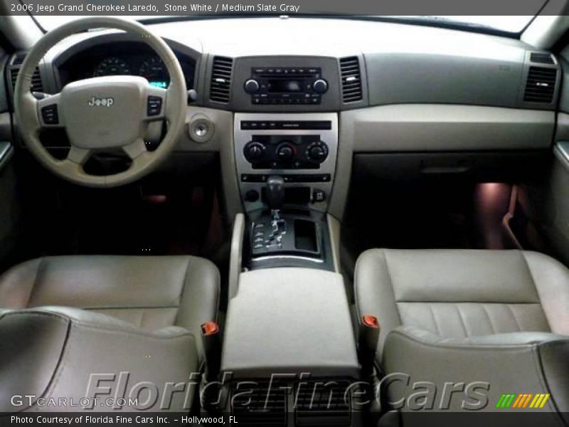 Stone White / Medium Slate Gray 2006 Jeep Grand Cherokee Laredo