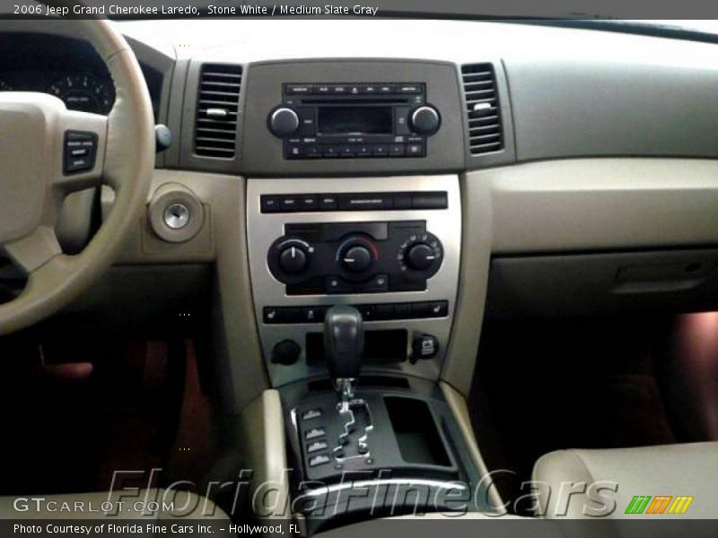 Stone White / Medium Slate Gray 2006 Jeep Grand Cherokee Laredo