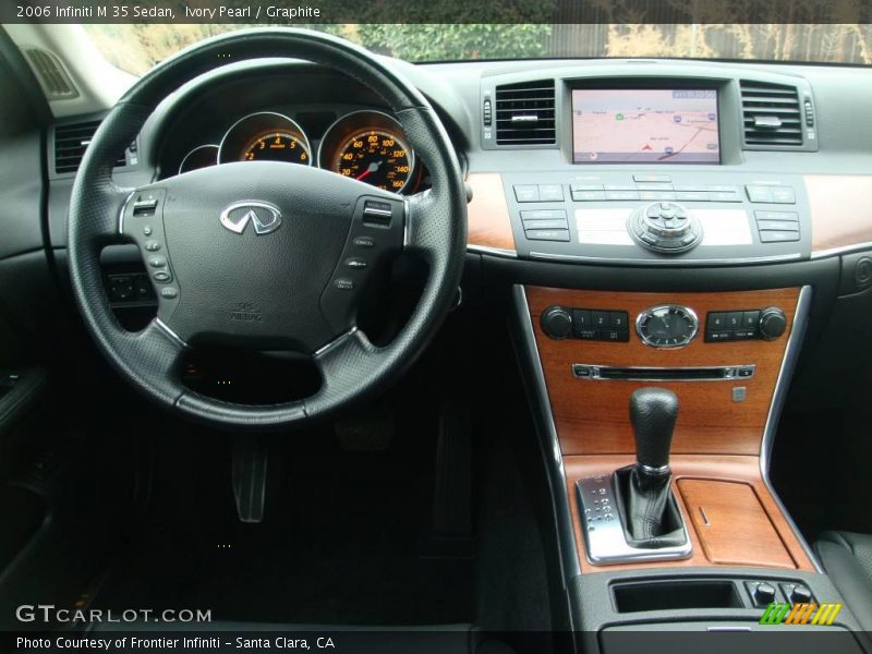 Ivory Pearl / Graphite 2006 Infiniti M 35 Sedan