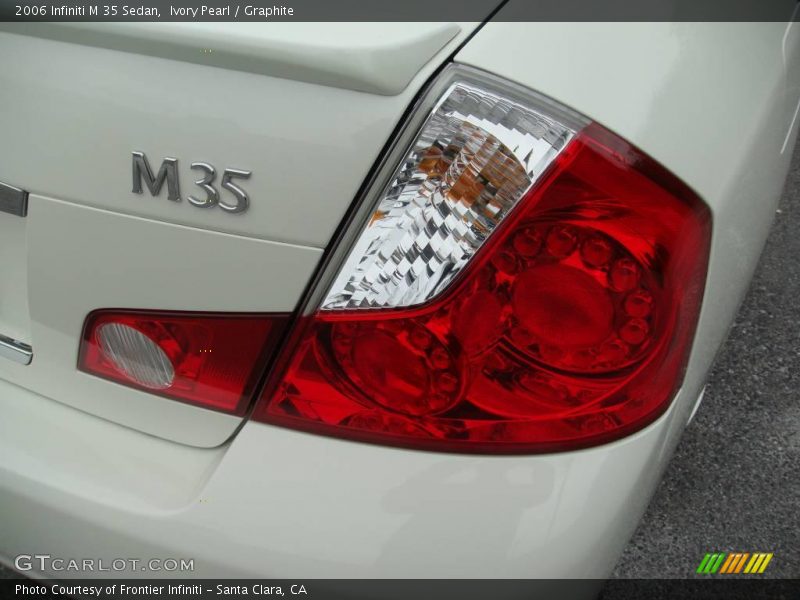 Ivory Pearl / Graphite 2006 Infiniti M 35 Sedan