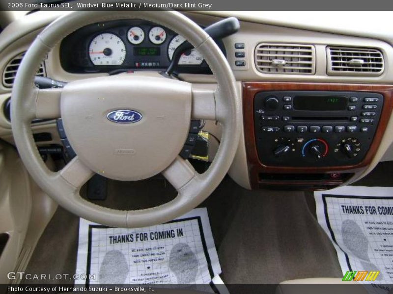 Windveil Blue Metallic / Medium/Dark Flint Grey 2006 Ford Taurus SEL