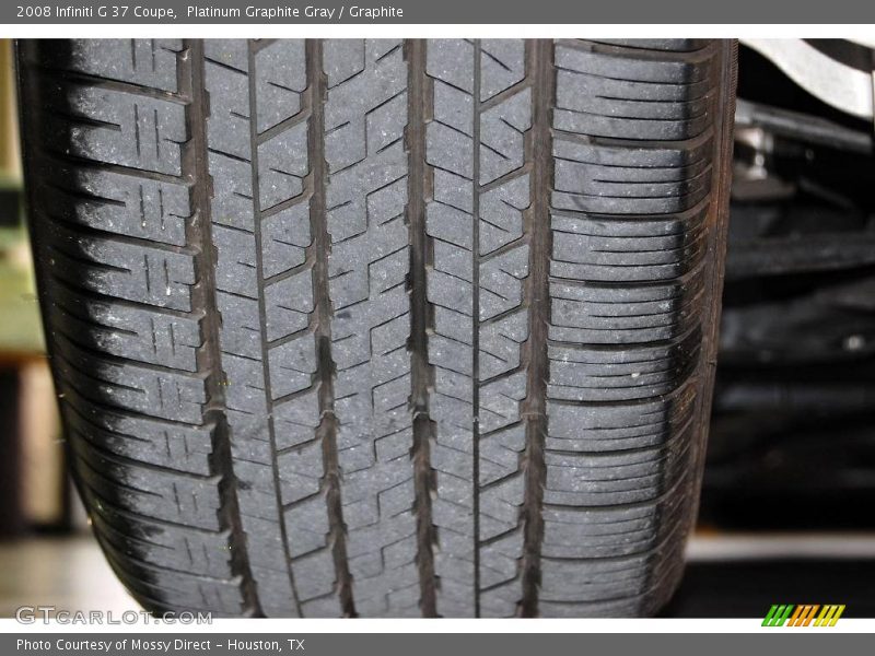 Platinum Graphite Gray / Graphite 2008 Infiniti G 37 Coupe