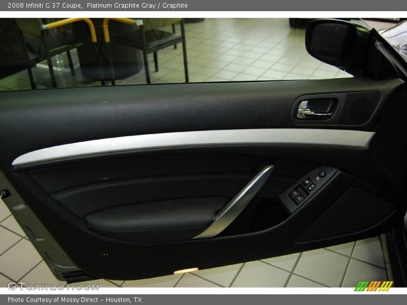 Platinum Graphite Gray / Graphite 2008 Infiniti G 37 Coupe