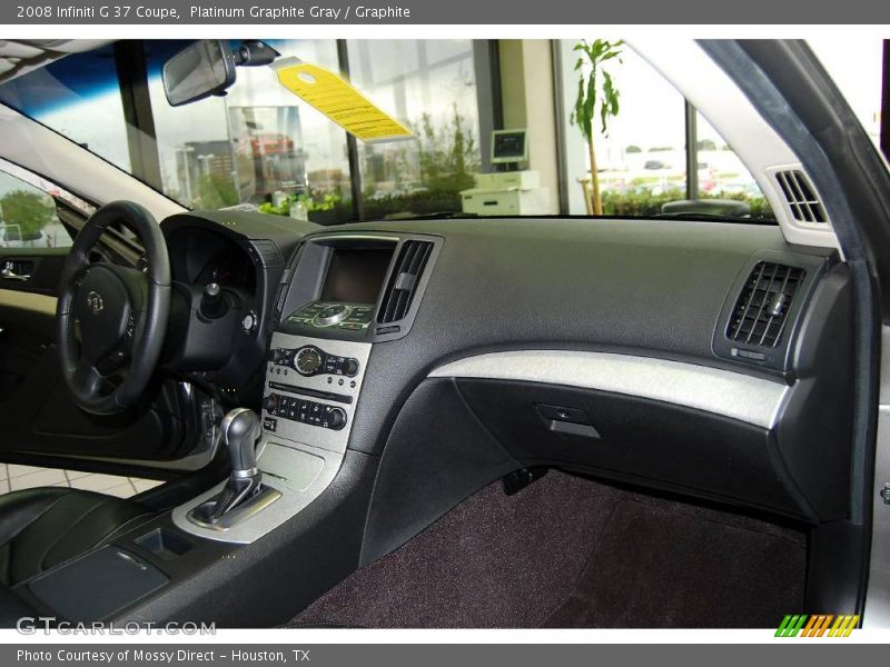 Platinum Graphite Gray / Graphite 2008 Infiniti G 37 Coupe