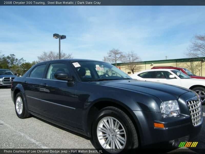 Steel Blue Metallic / Dark Slate Gray 2008 Chrysler 300 Touring