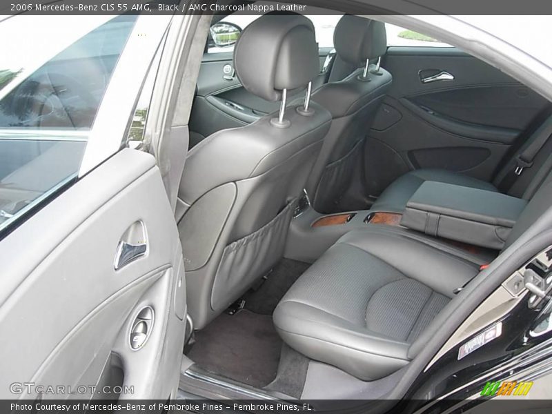 Black / AMG Charcoal Nappa Leather 2006 Mercedes-Benz CLS 55 AMG