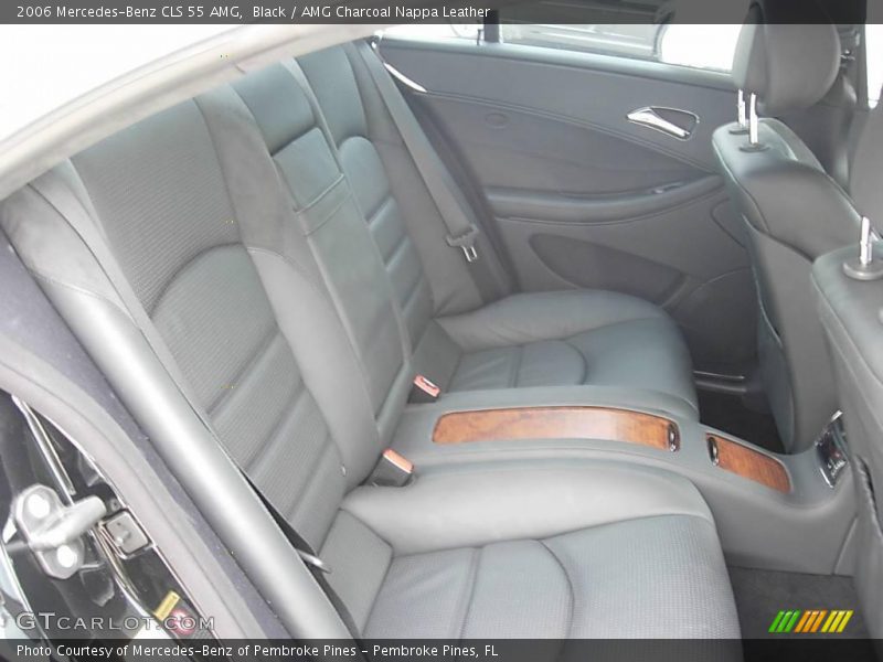 Black / AMG Charcoal Nappa Leather 2006 Mercedes-Benz CLS 55 AMG