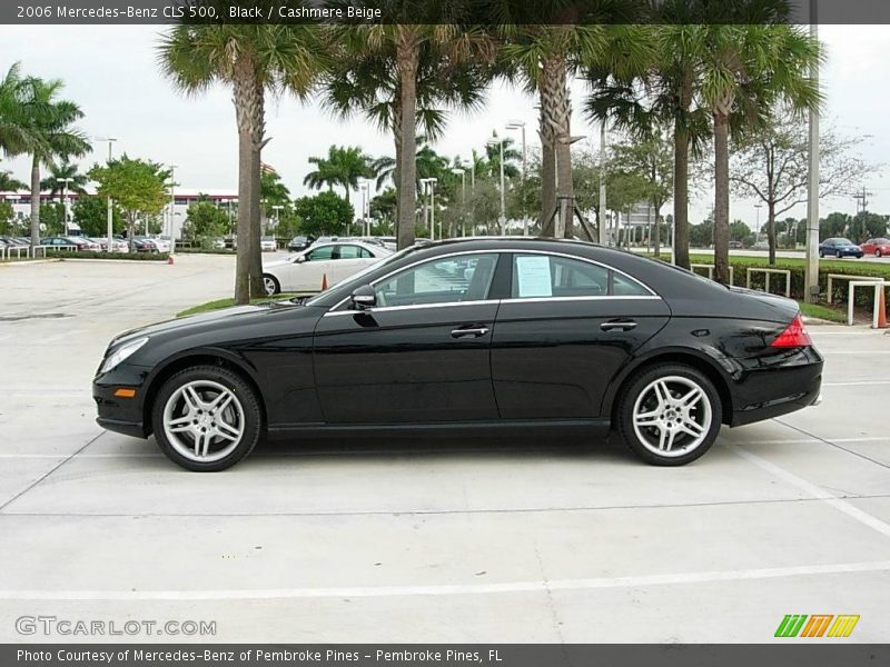 Black / Cashmere Beige 2006 Mercedes-Benz CLS 500