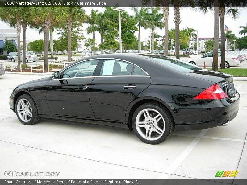 Black / Cashmere Beige 2006 Mercedes-Benz CLS 500
