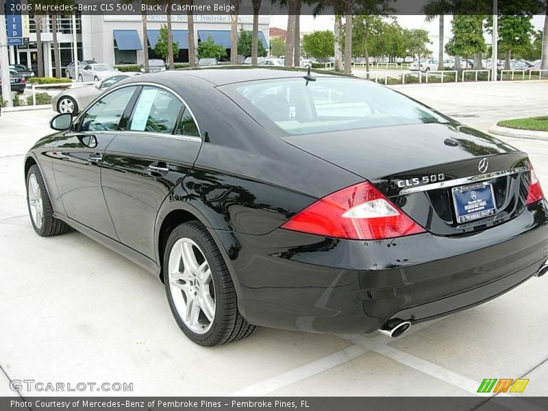 Black / Cashmere Beige 2006 Mercedes-Benz CLS 500