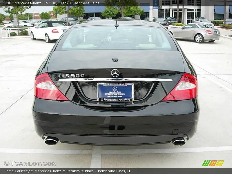Black / Cashmere Beige 2006 Mercedes-Benz CLS 500