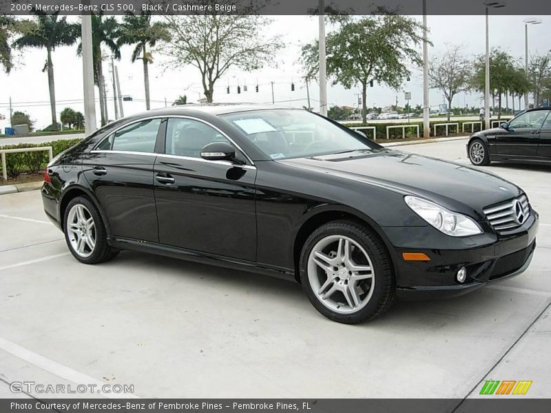 Black / Cashmere Beige 2006 Mercedes-Benz CLS 500