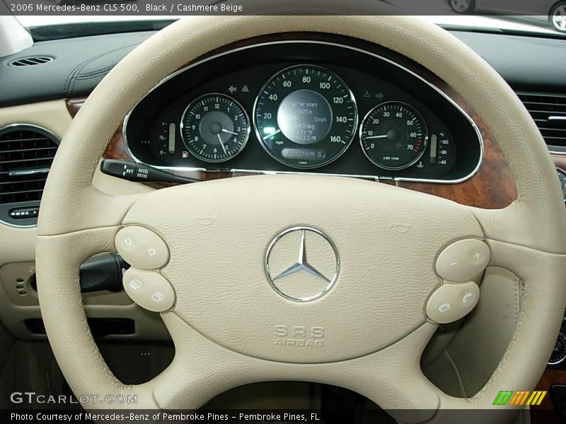 Black / Cashmere Beige 2006 Mercedes-Benz CLS 500