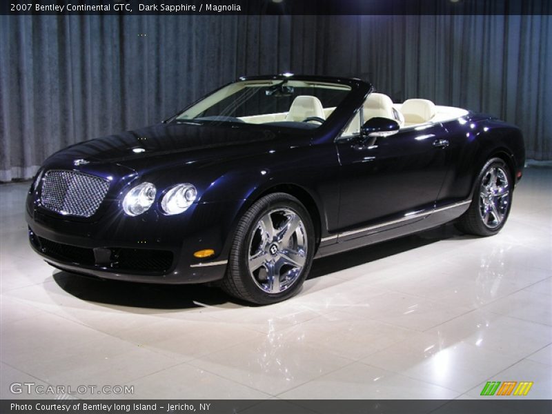 Dark Sapphire / Magnolia 2007 Bentley Continental GTC