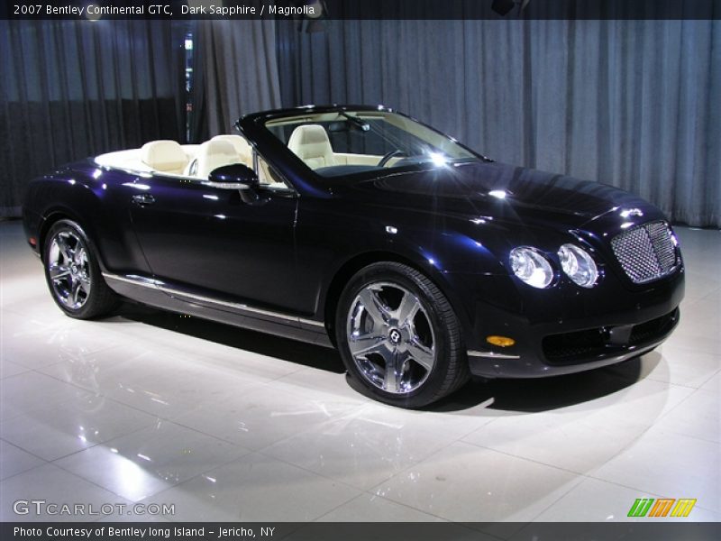 Dark Sapphire / Magnolia 2007 Bentley Continental GTC