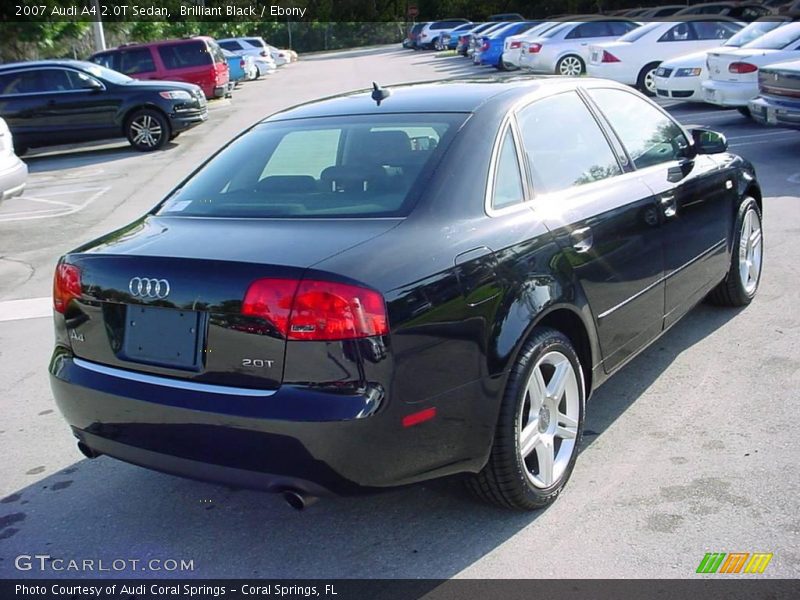 Brilliant Black / Ebony 2007 Audi A4 2.0T Sedan