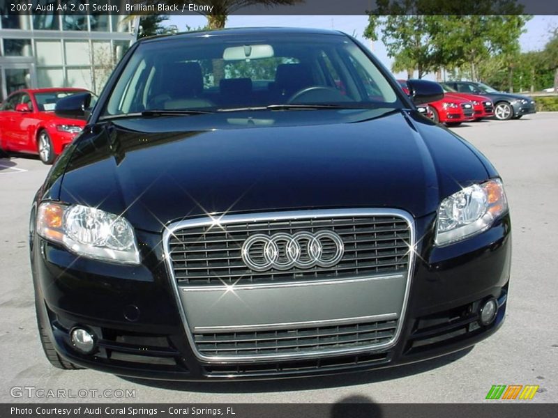 Brilliant Black / Ebony 2007 Audi A4 2.0T Sedan