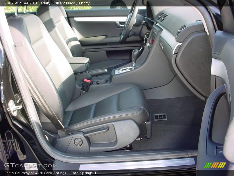 Brilliant Black / Ebony 2007 Audi A4 2.0T Sedan