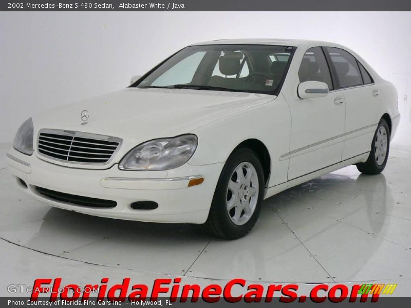 Alabaster White / Java 2002 Mercedes-Benz S 430 Sedan