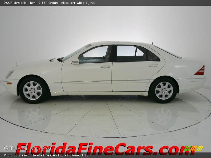 Alabaster White / Java 2002 Mercedes-Benz S 430 Sedan