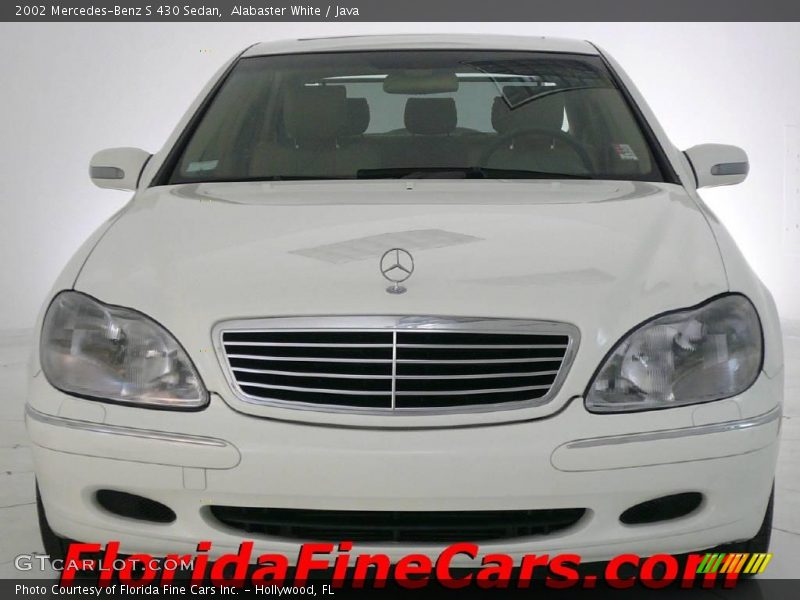 Alabaster White / Java 2002 Mercedes-Benz S 430 Sedan