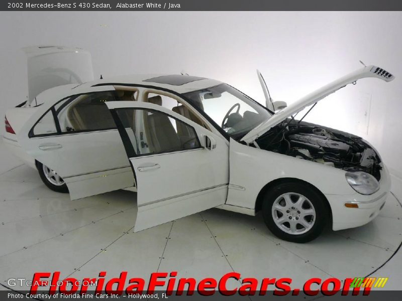 Alabaster White / Java 2002 Mercedes-Benz S 430 Sedan