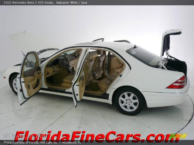 Alabaster White / Java 2002 Mercedes-Benz S 430 Sedan