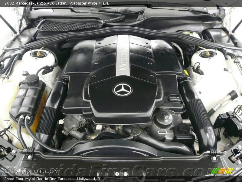 Alabaster White / Java 2002 Mercedes-Benz S 430 Sedan
