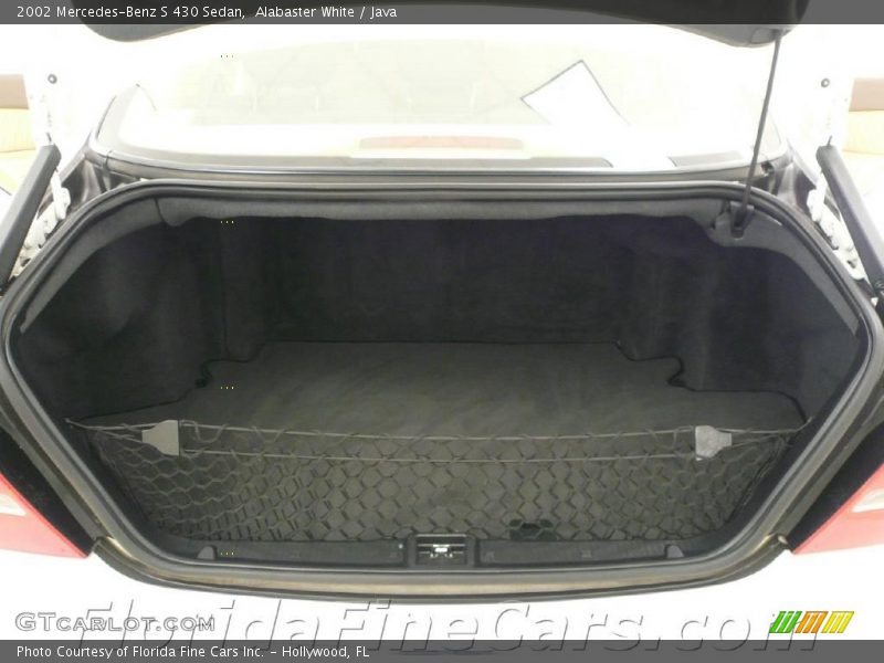 Alabaster White / Java 2002 Mercedes-Benz S 430 Sedan