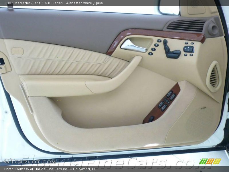 Alabaster White / Java 2002 Mercedes-Benz S 430 Sedan