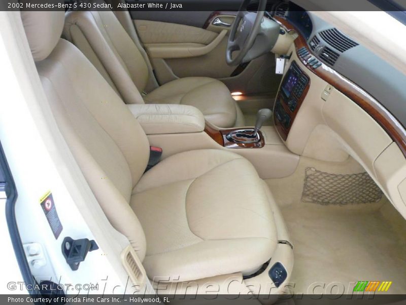 Alabaster White / Java 2002 Mercedes-Benz S 430 Sedan