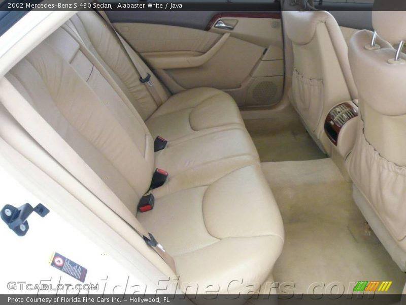 Alabaster White / Java 2002 Mercedes-Benz S 430 Sedan