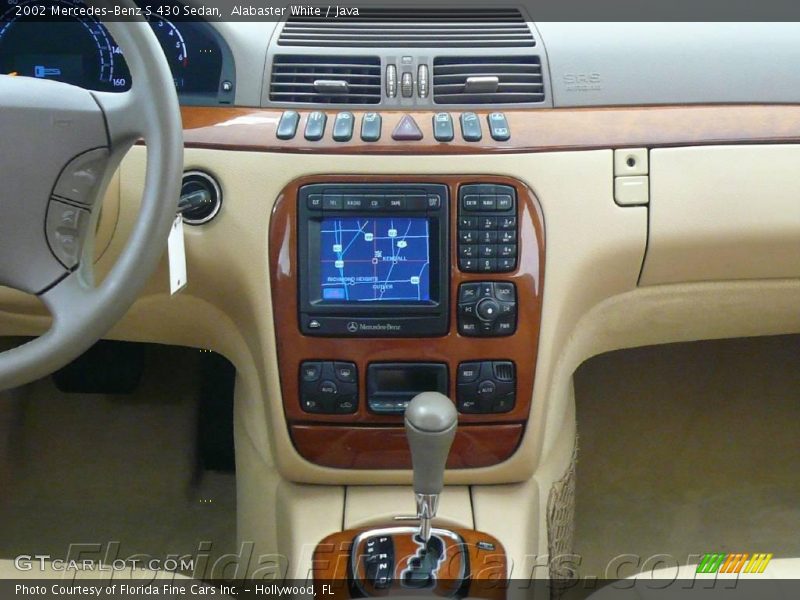 Alabaster White / Java 2002 Mercedes-Benz S 430 Sedan