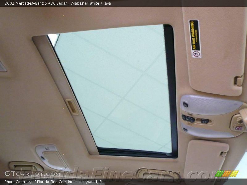 Alabaster White / Java 2002 Mercedes-Benz S 430 Sedan