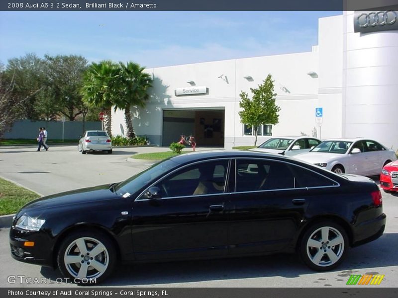 Brilliant Black / Amaretto 2008 Audi A6 3.2 Sedan