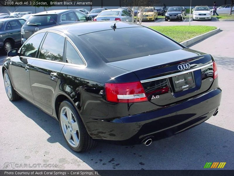 Brilliant Black / Amaretto 2008 Audi A6 3.2 Sedan