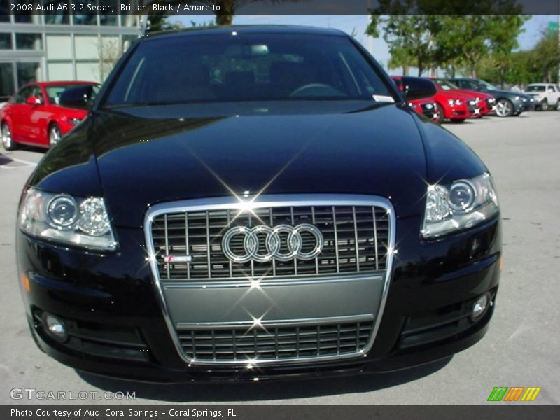 Brilliant Black / Amaretto 2008 Audi A6 3.2 Sedan