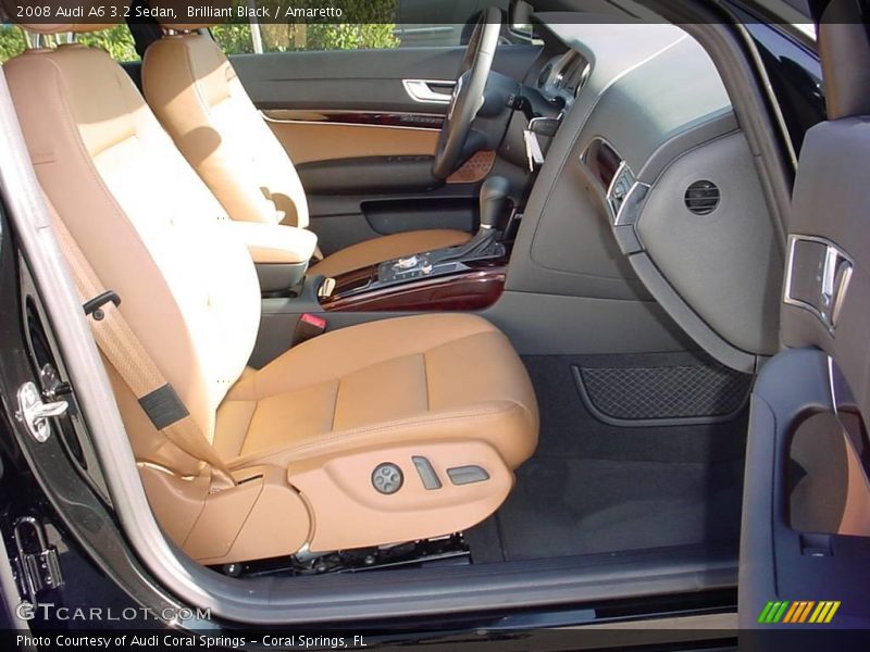 Brilliant Black / Amaretto 2008 Audi A6 3.2 Sedan