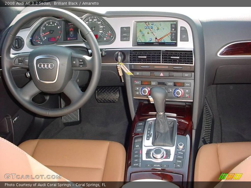 Brilliant Black / Amaretto 2008 Audi A6 3.2 Sedan