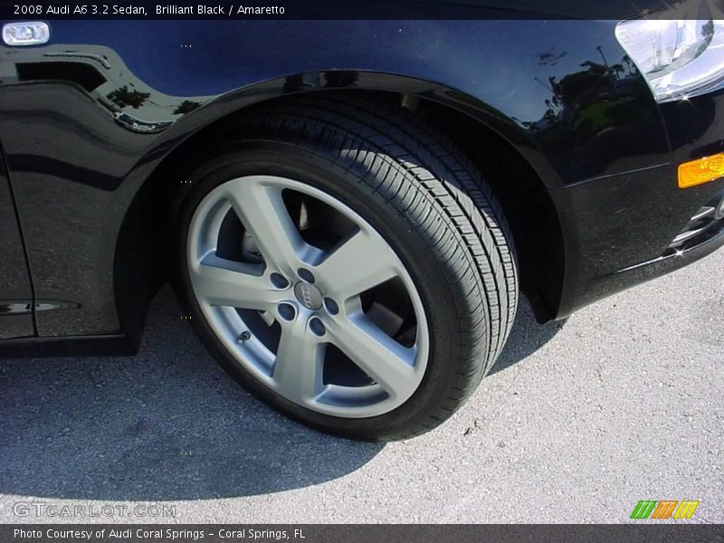 Brilliant Black / Amaretto 2008 Audi A6 3.2 Sedan