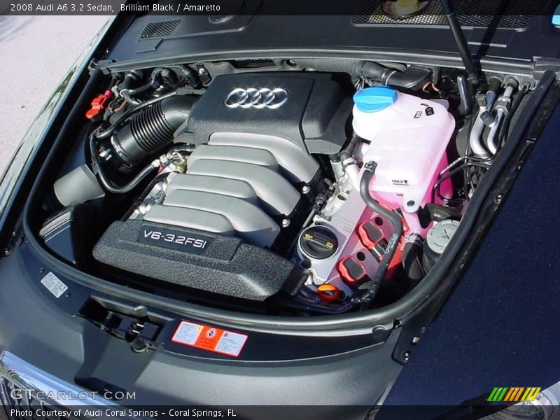 Brilliant Black / Amaretto 2008 Audi A6 3.2 Sedan