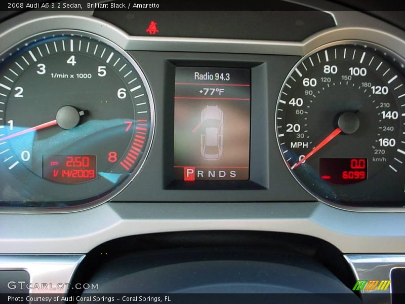 Brilliant Black / Amaretto 2008 Audi A6 3.2 Sedan