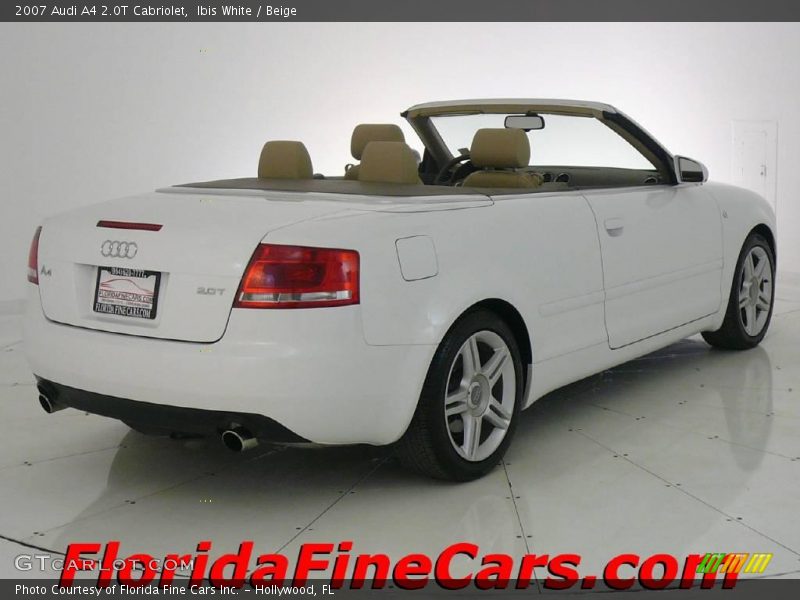 Ibis White / Beige 2007 Audi A4 2.0T Cabriolet