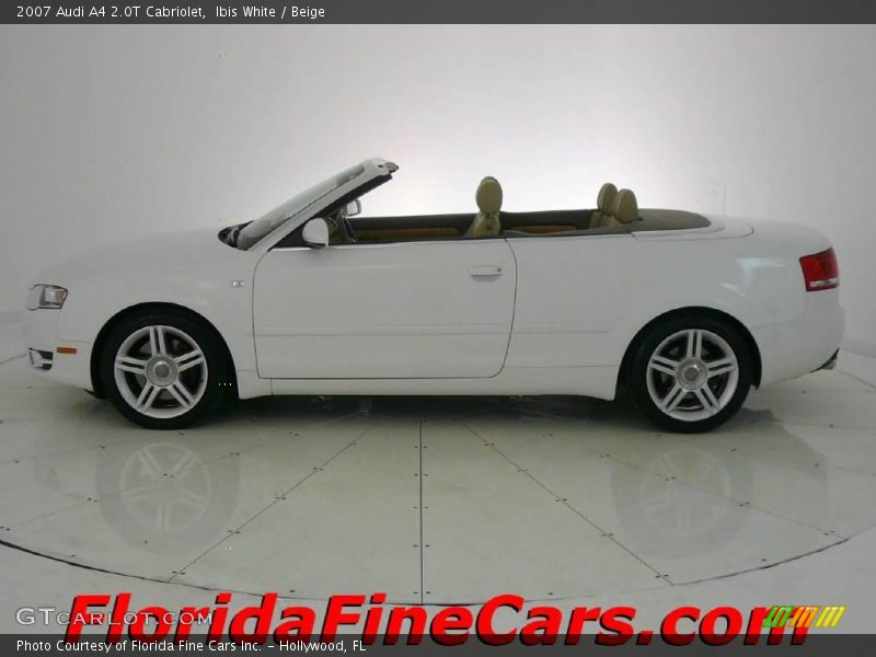 Ibis White / Beige 2007 Audi A4 2.0T Cabriolet